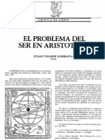 El Problema Del Ser en Aristoteles Comentario