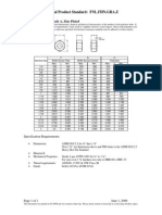 Fastenal Product Standard: FNL - FHN.GRA.Z: Finished Hex Nuts, Grade A, Zinc Plated