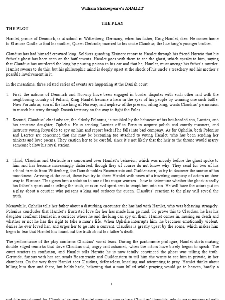 Hamlet PDF Hamlet