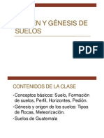 Origen y Génesis de Suelos