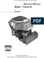 Kohler Service Repair Manual Aegis LV560 LV625 LV675 PDF