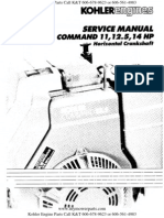 Kohler Service Repair Manual Command CH11 CH12.5 CH14 PDF