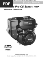 Kohler Service Repair Manual Command CS4 CS6 CS8.5 CS10 CS12 PDF