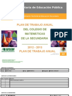 Plan Anual Matemáticas Primero 2012-2013