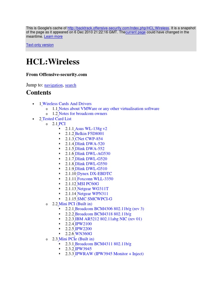 Intersil network & wireless cards driver downloads