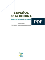 recetas cocina y español