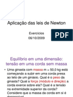 Aplicação Das Leis de Newton