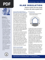 Slab Insulation Technology