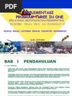 Download Presentasi Implementasi Kebijakan Three in ONe by supadmi SN16038379 doc pdf
