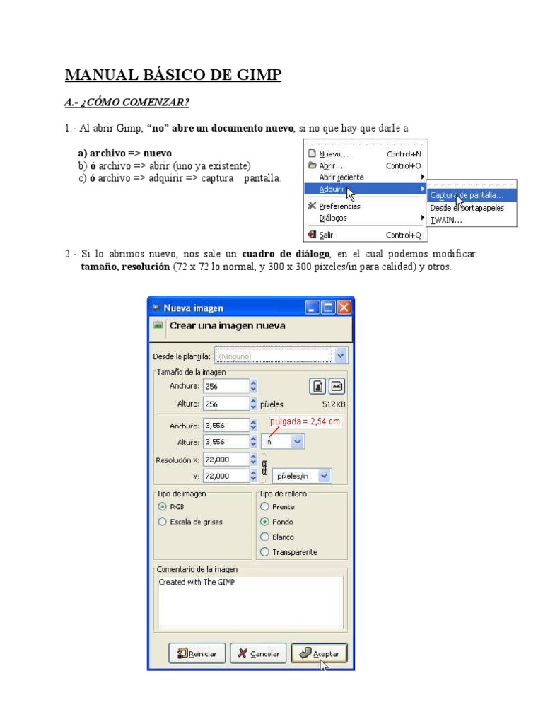 Gimp Tutorial | PDF