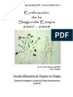 Memoria Modulo 9, Evaluacion 2009 PDF