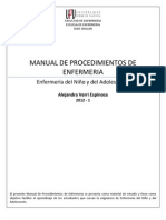 Manual de Procedimientos Pediatria