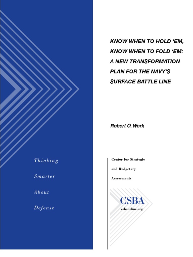 Navy Surface Battle Line Transformation Plan | PDF | United States Navy ...