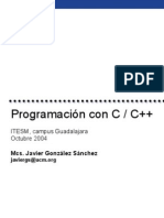 Programación con C / C++ | TEC 2004