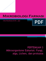 MIKROBIOLOGI FARMASI Fungi, Alga, Lichen, Dan Protozoa