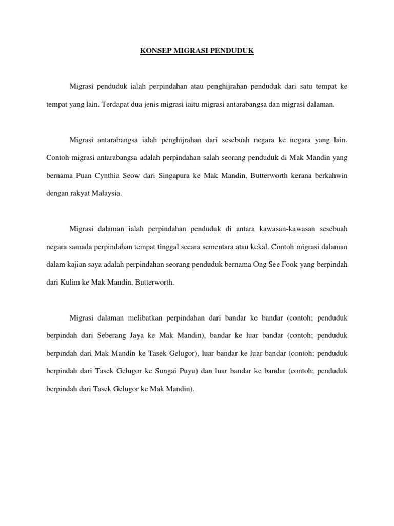 Faktor Migrasi Pdf
