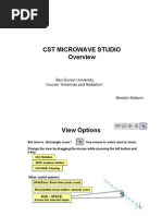 Presentation On CST Microwave Studio