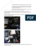 Adapter Une Boite À Air Carbone BMC Sur Une Barchetta 1995 Et Installer La Batterie Dans Le Coffre