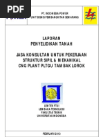 Download LAPORAN PENYELIDIKAN TANAH by Denstar Ricardo Silalahi SN160416048 doc pdf