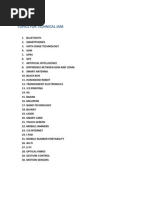 Topics For Technical Jam