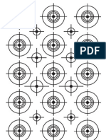 A4 Target For Field Target Shooting