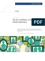 774897 the Five Attributes of Enduring Family Businesses