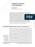 Pulmonary Hypertension Advances in Pathogenesis and Treatment