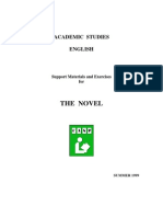 The Novel: Academic Studies English