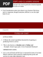 Types of Cost