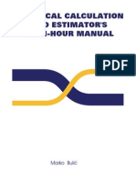Technical Calculation and Estimator'S Man-Hour Manual: Marko Buliæ