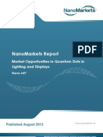 Chapter from NanoMarkets' report on Quantum Dots in Lighting and Displays