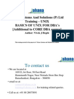 UNIX Basics for DBAs Student Copy