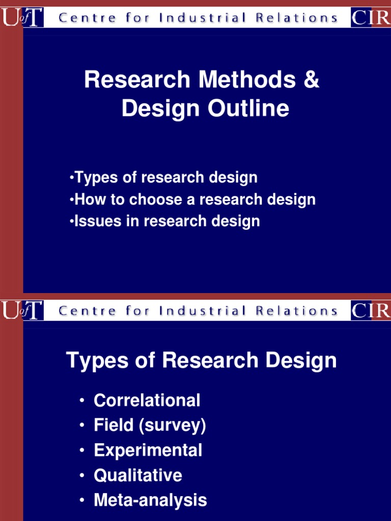 research design types