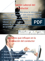 Motivación del conductor: variables e influencias