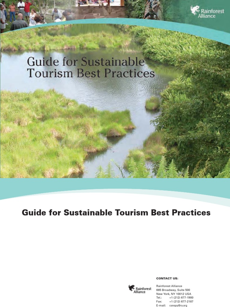 Guide For Sustainable Tourism Best Practices PDF | PDF | Science ...