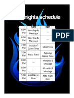 ASM Night Schedule PDF