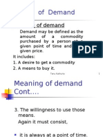 Theory of Demand ME