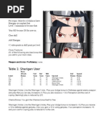 Naruto RPG - Sharingan User Template