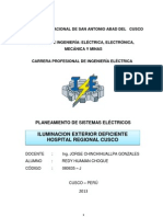 Informe Tecnico Hospital Regional Cusco