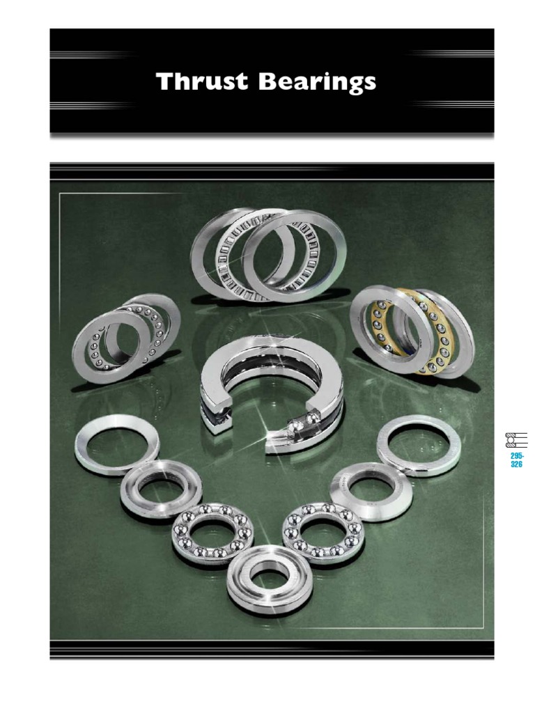 Thrust bearing catalogue Machines Manufactured Goods