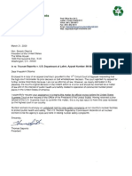 2009-03-21 Letter Saporito To Obama (Request For Review of FPL Case)