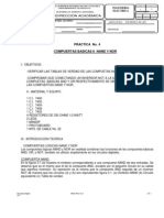 Verificación de las tablas de verdad de las compuertas NAND y NOR