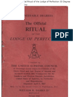William R. Dames - The Ineffable Degrees. Official Ritual of the Lodge of Perfection (1869)