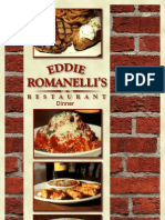 Eddie Romanelli's Leland Dinner Menu