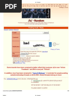 Thread featuring  the 500 millionth post on 4chan's /b/