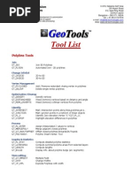 FDT GT CP Toollist