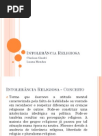 Intolerância Religiosa