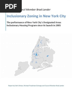 Download Inclusionary Zoning in New York City The performance of New York Citys Designated Areas Inclusionary Housing Program since its launch in 2005 by michaelfs SN160544058 doc pdf