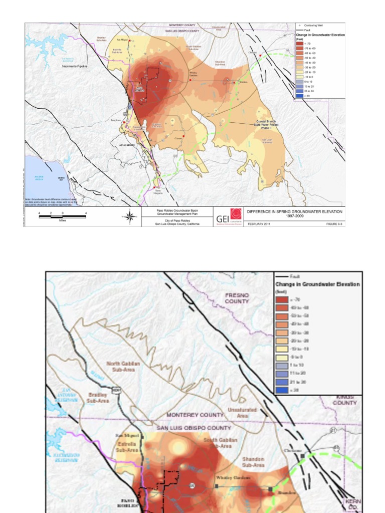 Paso Robles Groundwater Basin Maps | PDF