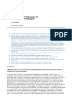 Apel - Il Problema Del Linguaggio in Wittgenstein e Heidegger